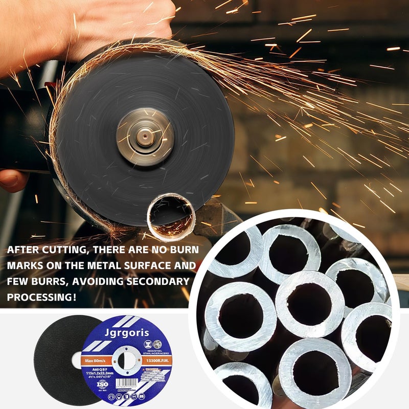 Jgrgoris 4-1/2 Inch Cut-Off Wheel, Angle Grinder Cutting Disc, 50 Pack Fast Cutting Wheel for Metal & Stainless Steel, General Purpose, The Gift of Love - Image 3